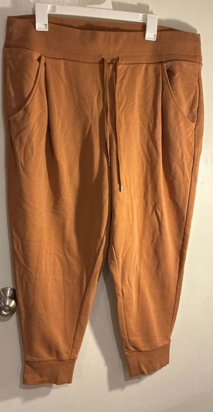 Calia by Carrie Underwood Jogger Pants, Cattail Brown, Size XXL